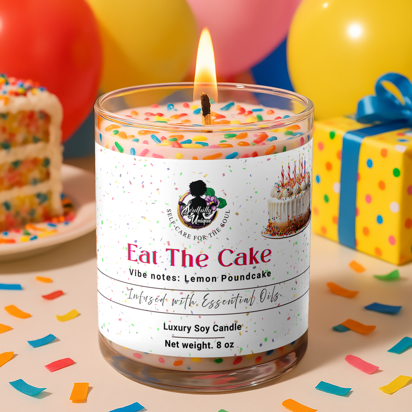 Eat The Cake – Birthday Celebration Candle