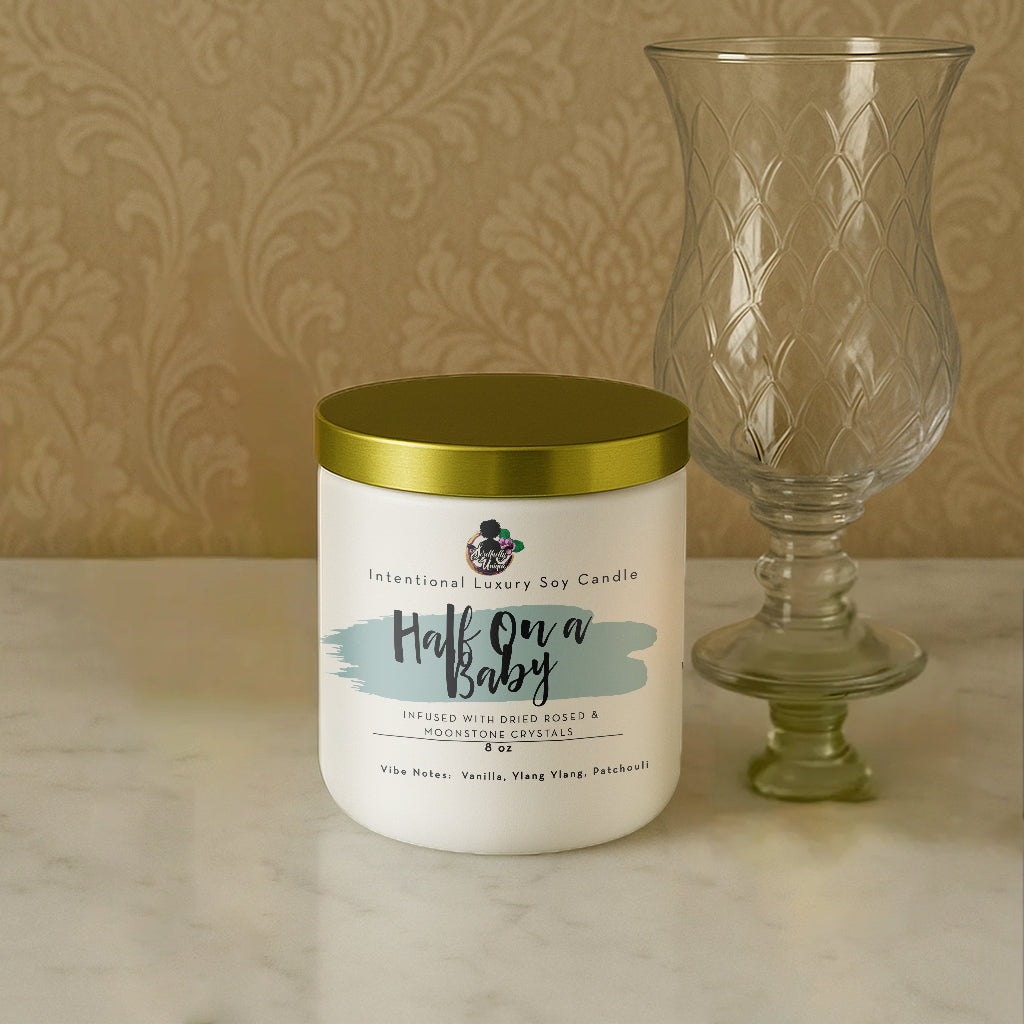 Half On a Baby-8 oz Luxury Intentional Candles