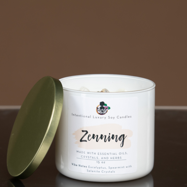 Zenning 3-Wick Luxury Intentional Candles