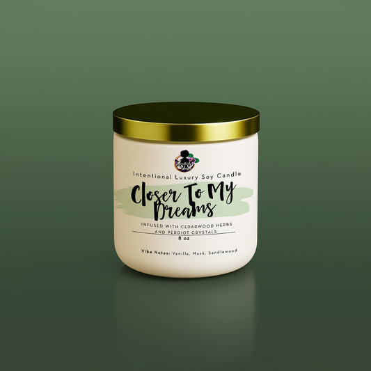 Closer to My Dreams-8 oz Luxury Intentional Candles