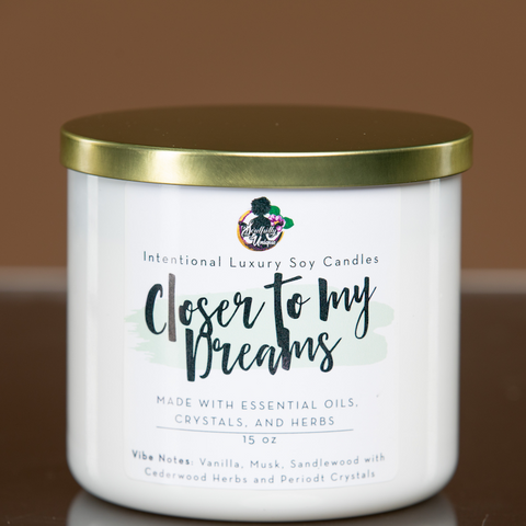 Closer to My Dreams-3-Wick Luxury Intentional Candles